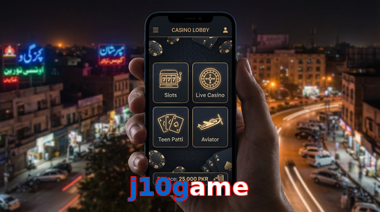 Main screen of J10game app page for PK players