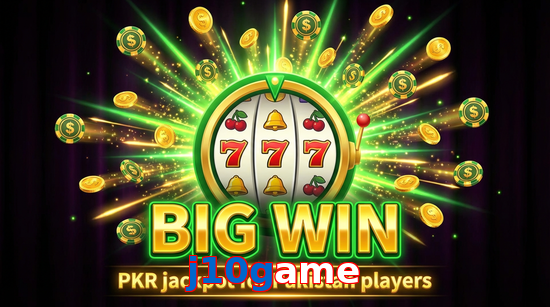 Big win animation on J10game slot game