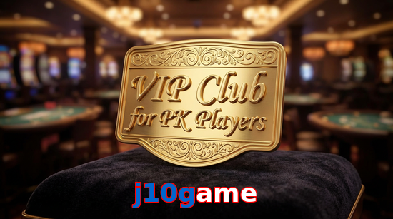 Main screen of J10game vip page for PK players